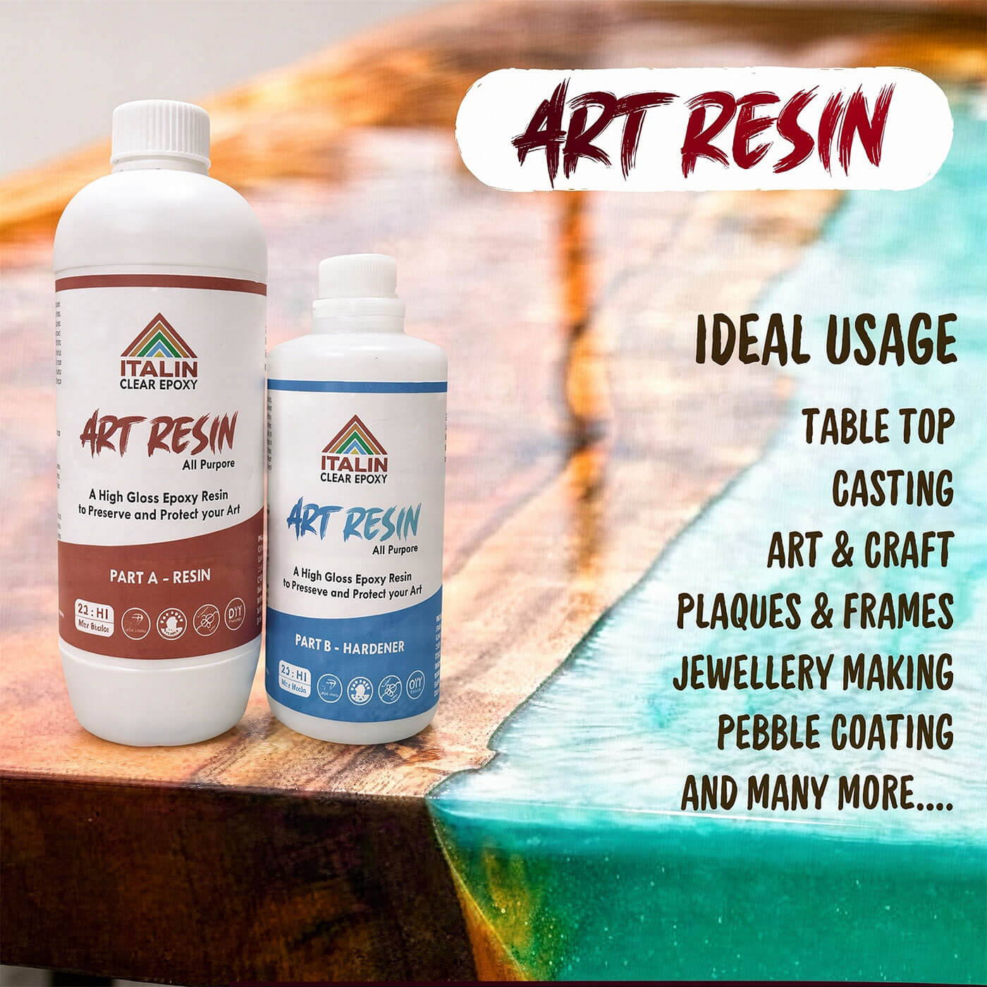 ART RESIN 3:1 RATIO