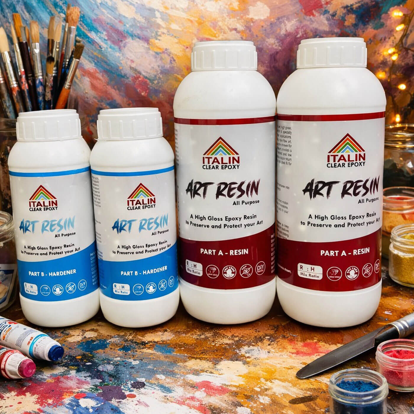 ART RESIN COATING 2:1 RATIO