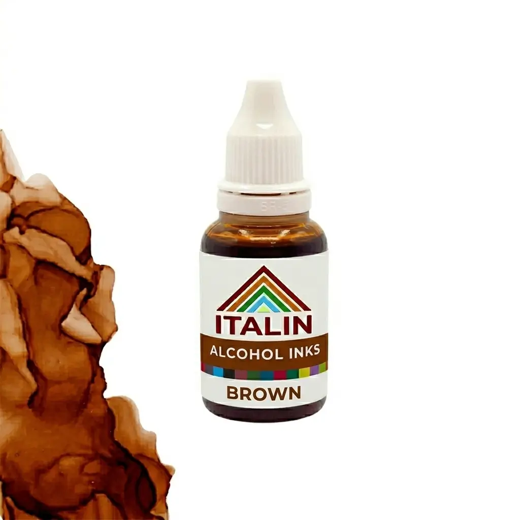 Alcoholic Inks Brown