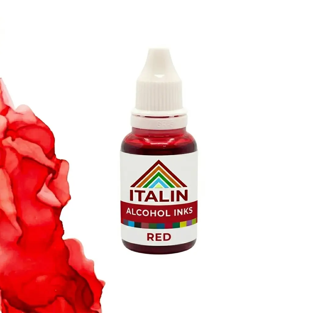Alcoholic Inks Red