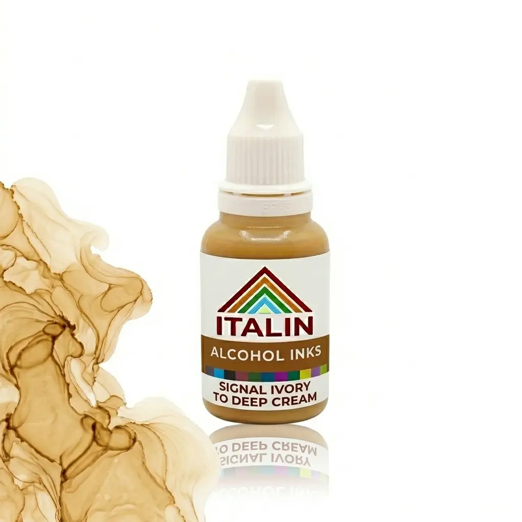 Alcoholic Inks Signal Ivory To Deep Cream