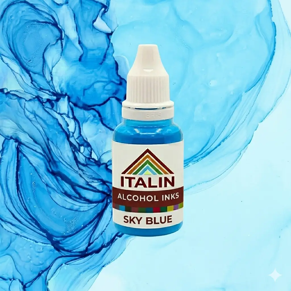 Alcoholic Inks Sky Blue